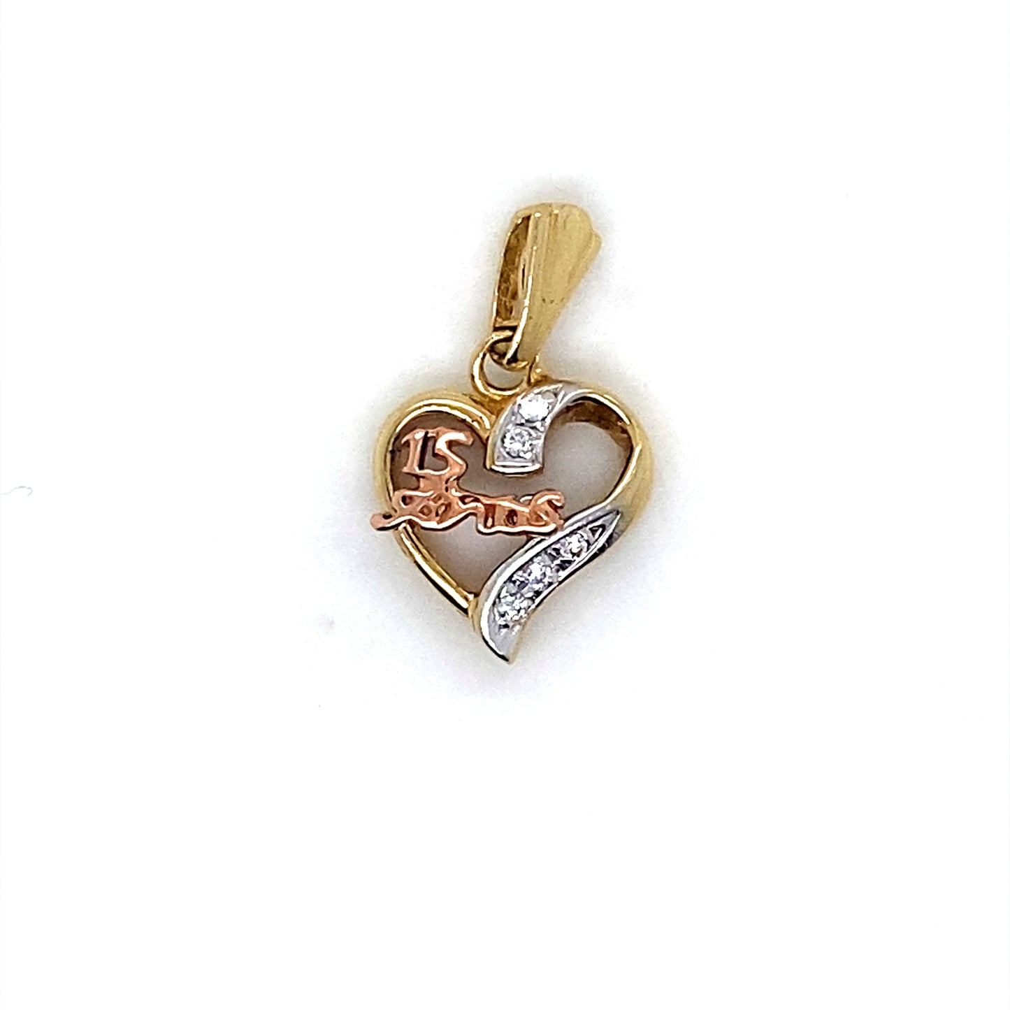 14K 15 Anos / 15th Birthday Pendant