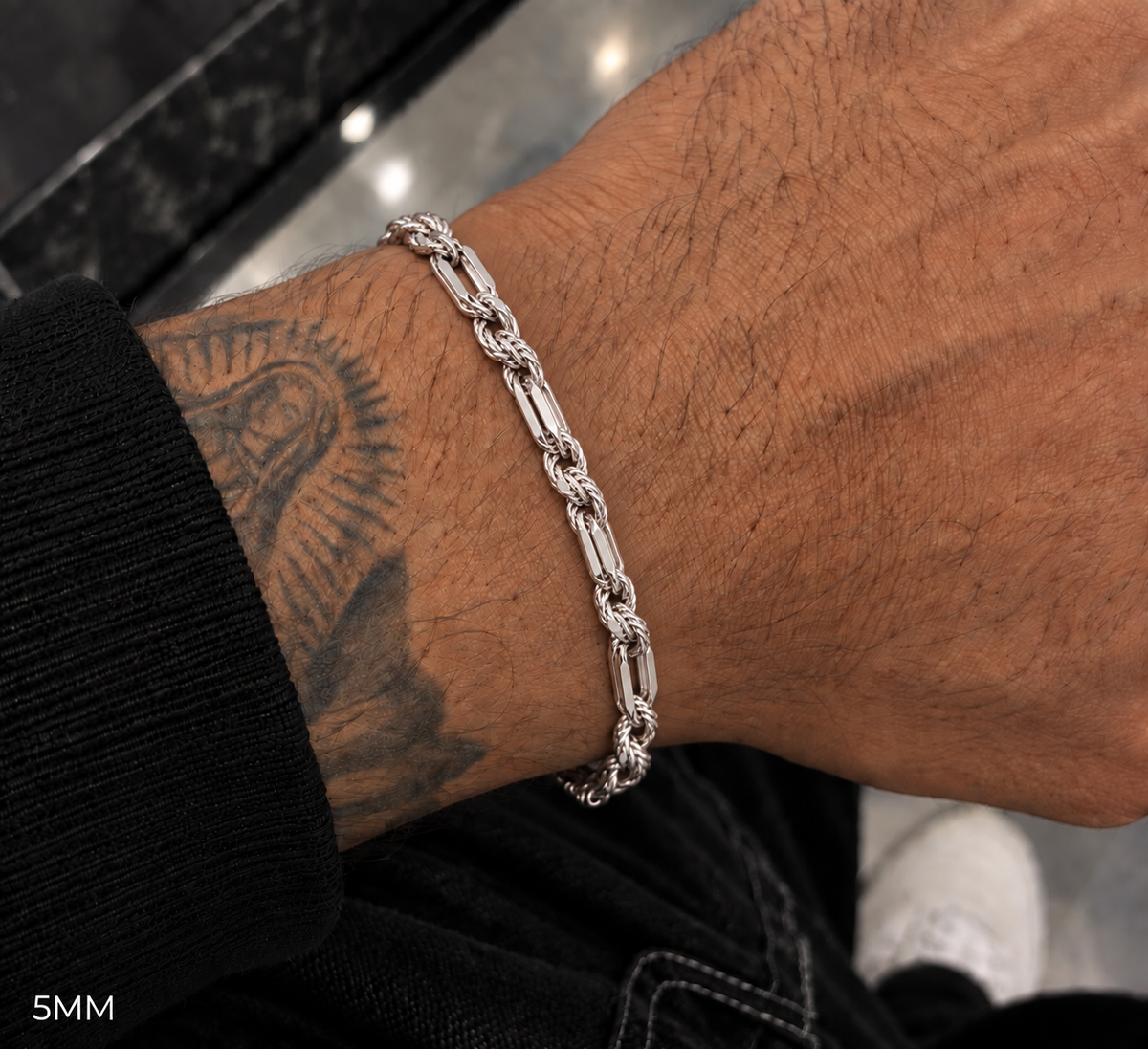 5MM Figarope Milano Chain & Bracelet
