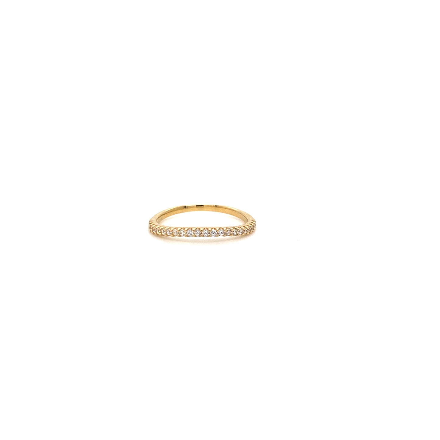 14K Yellow Gold Round Halo Engagement Ring Set