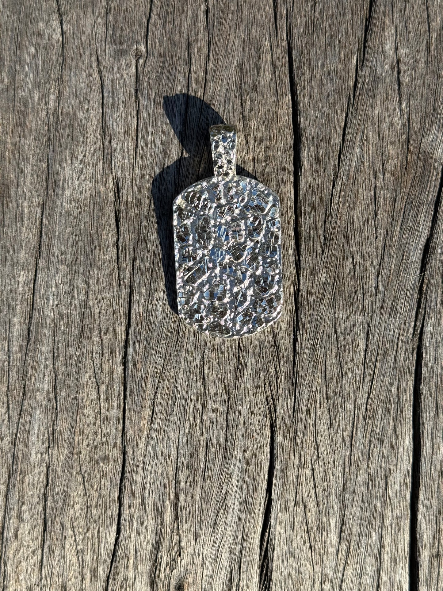 925 Silver Nugget Charm Pendant - Rose Gold Nugget Pendant - Yellow Gold Nugget Pendant