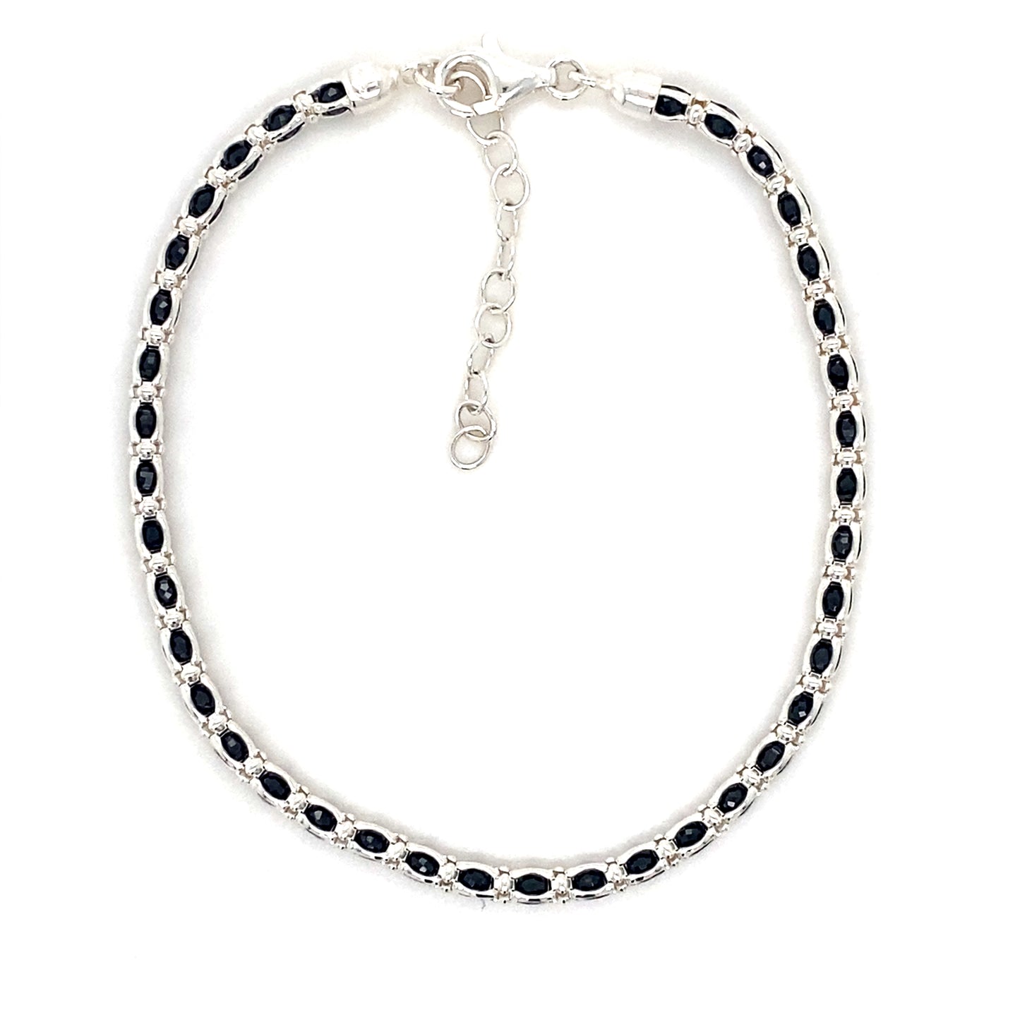 925 Sterling Silver Crystal Bracelet
