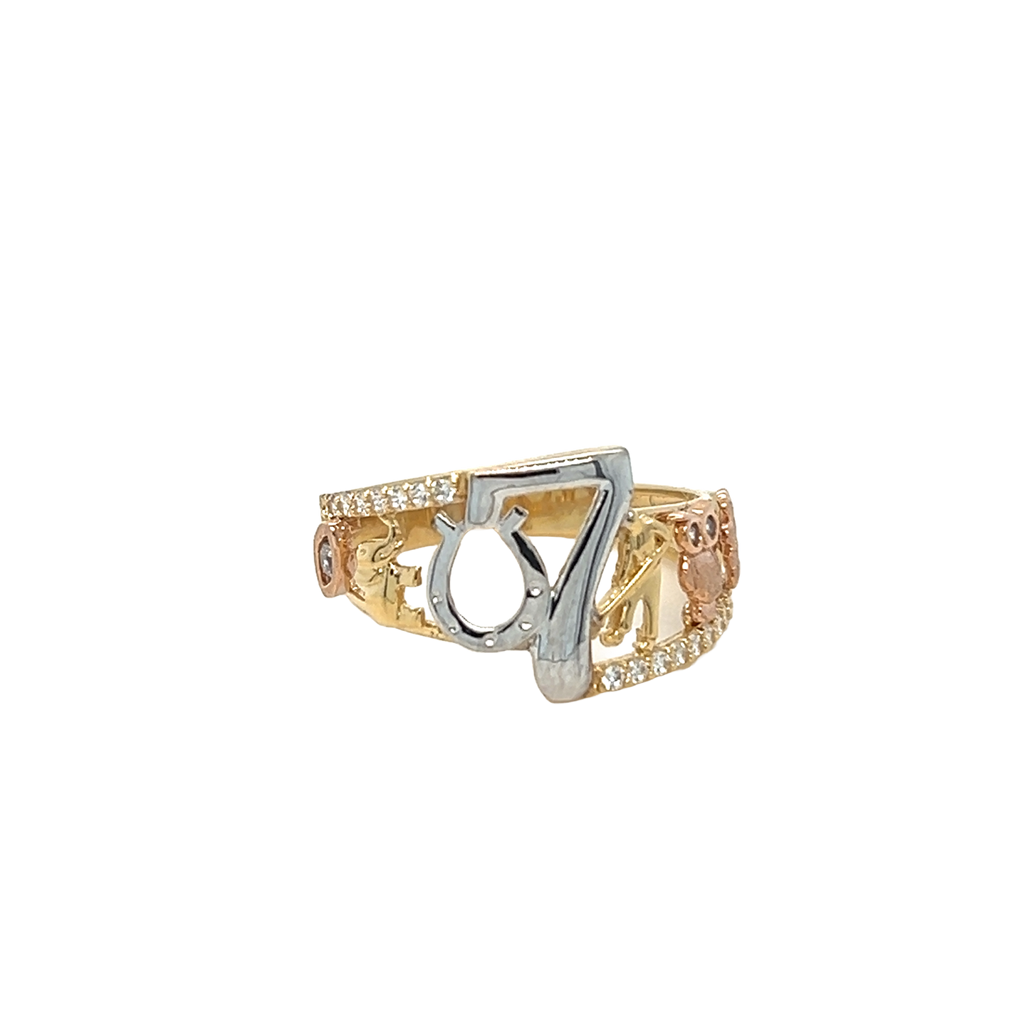 Lucky Ring – A Symbol of Fortune In 14K Multi-Tone