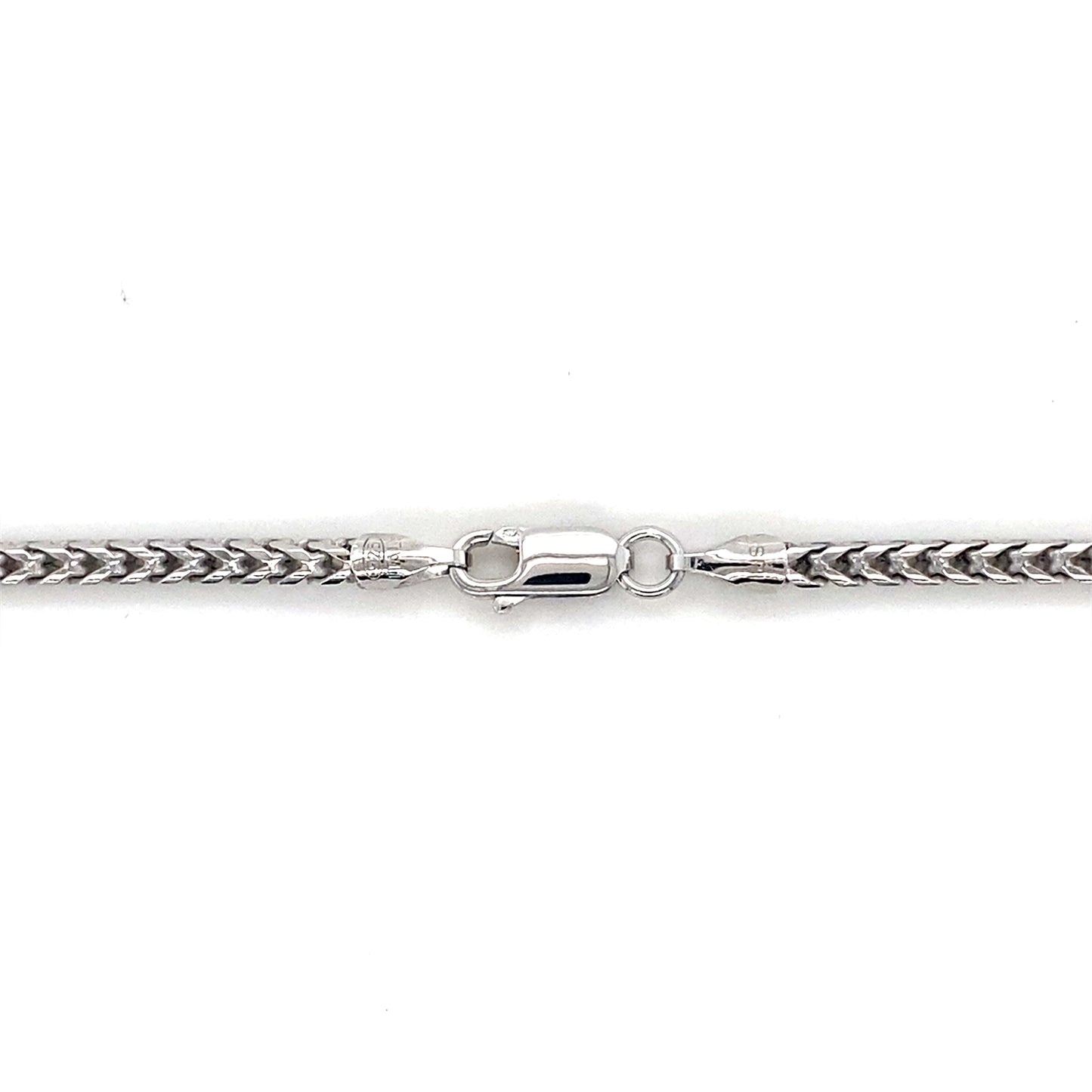925 Silver 2.5MM 24” Franco Chain Necklace