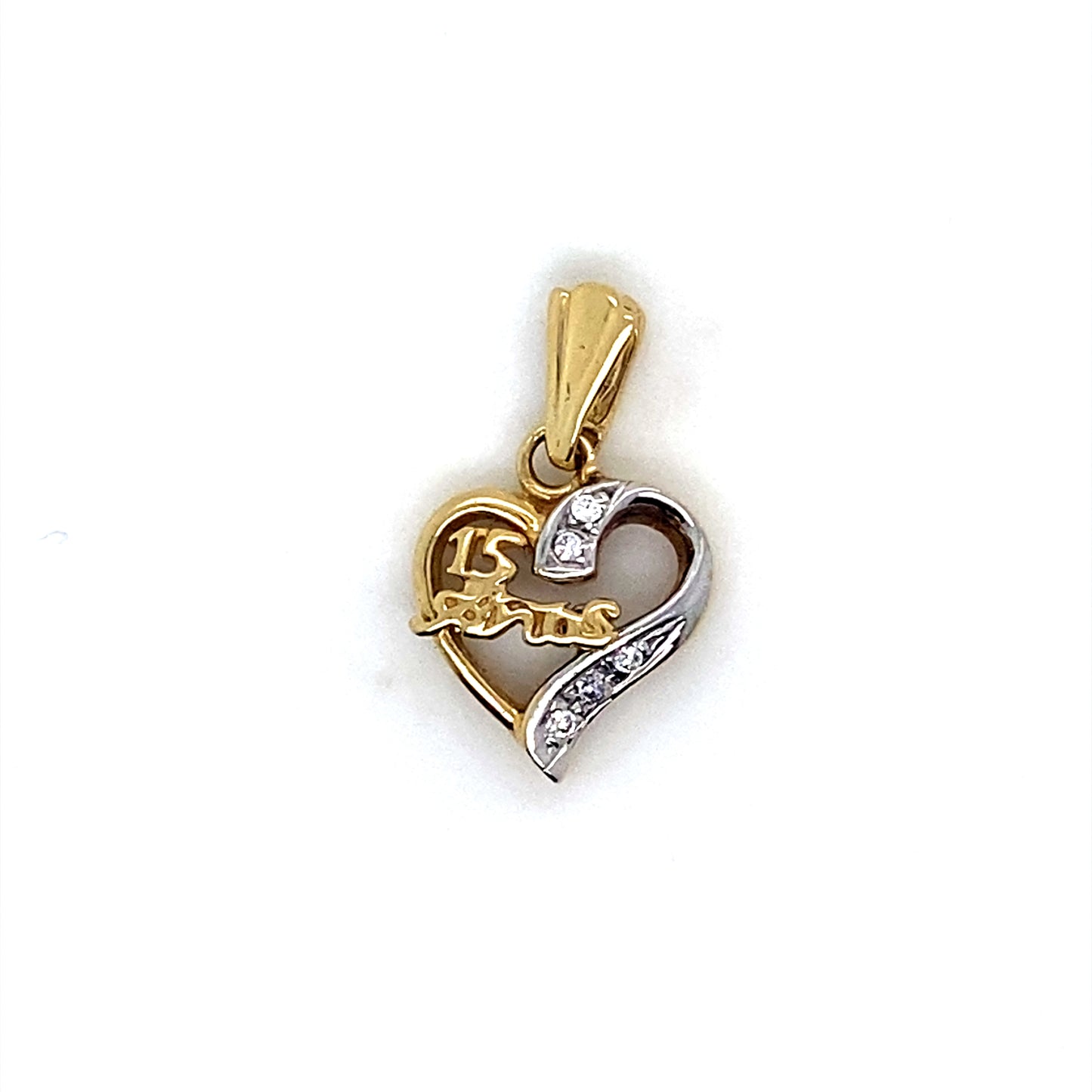 14K 15 Anos / 15th Birthday Pendant