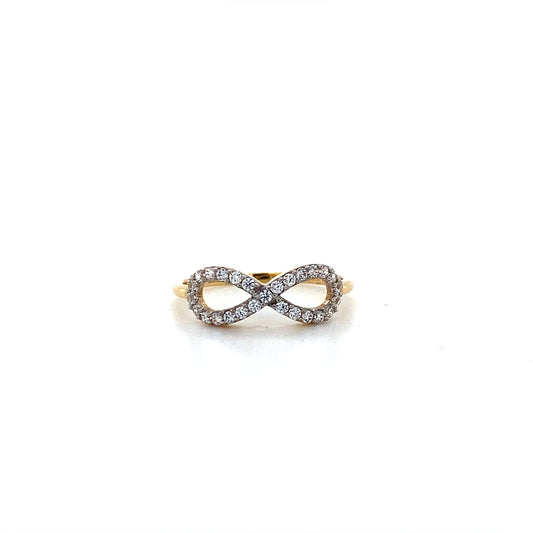 14K Yellow Gold Infinity Ring