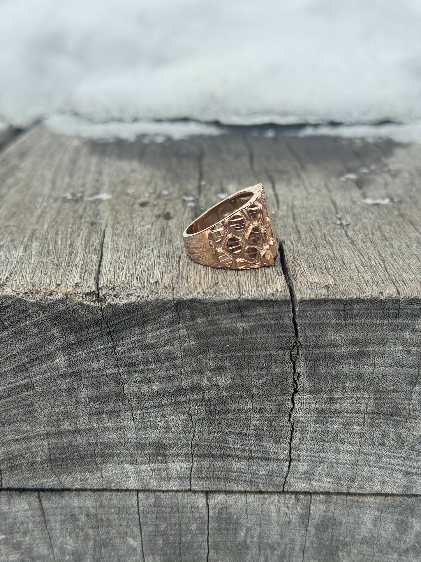 925 Silver Initial Ring