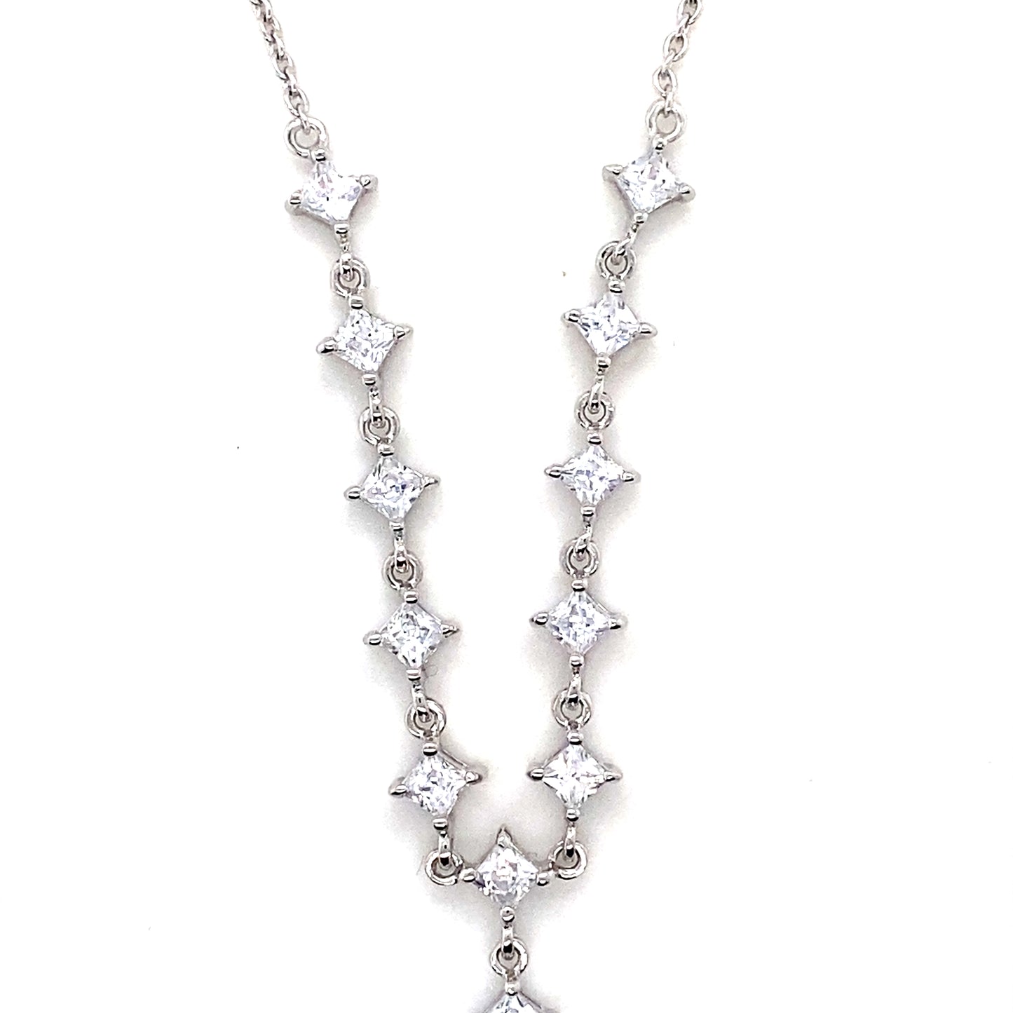 925 Sterling Silver Women’s Cocktail Necklace