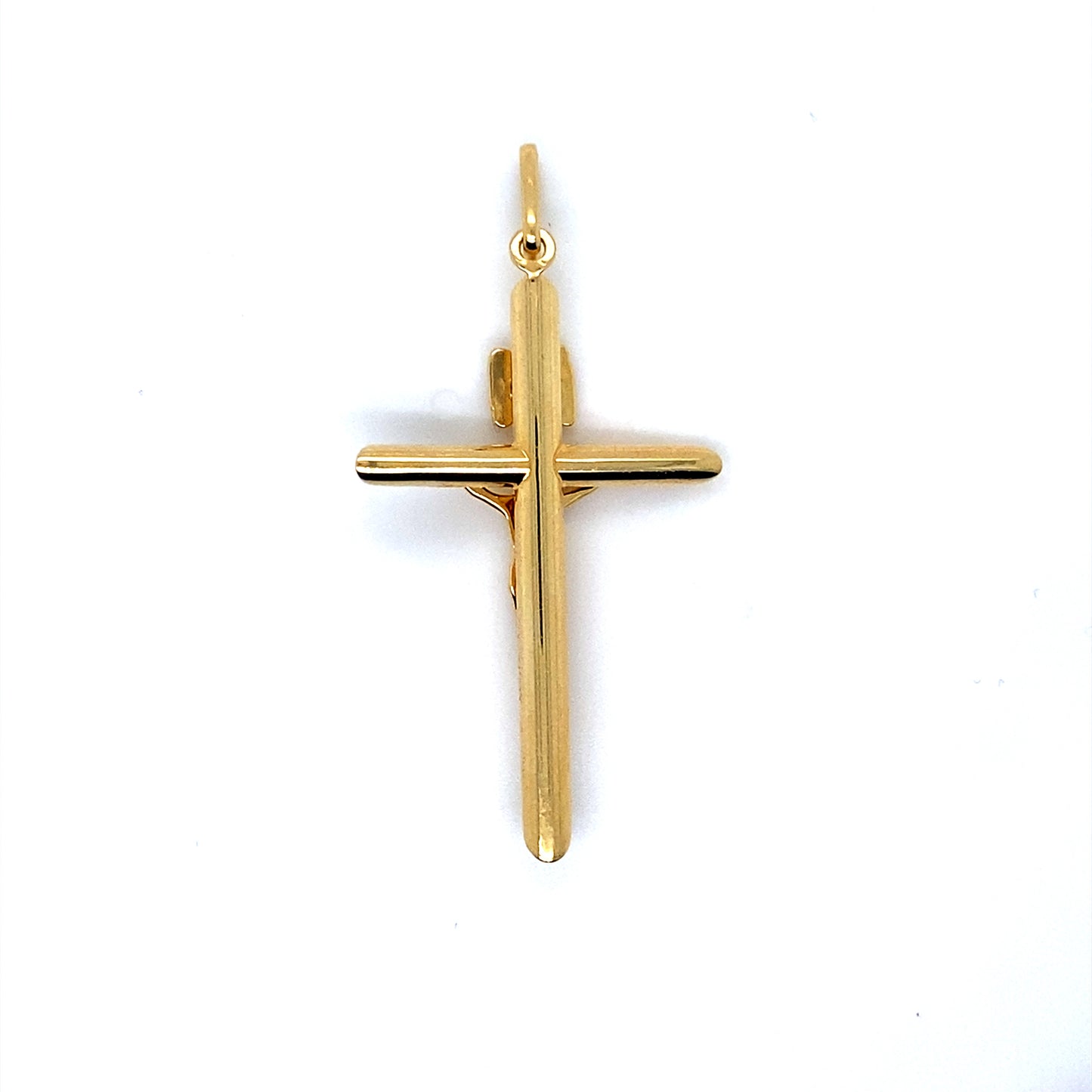 Hollow Pendant Semi In 14K Yellow Golds