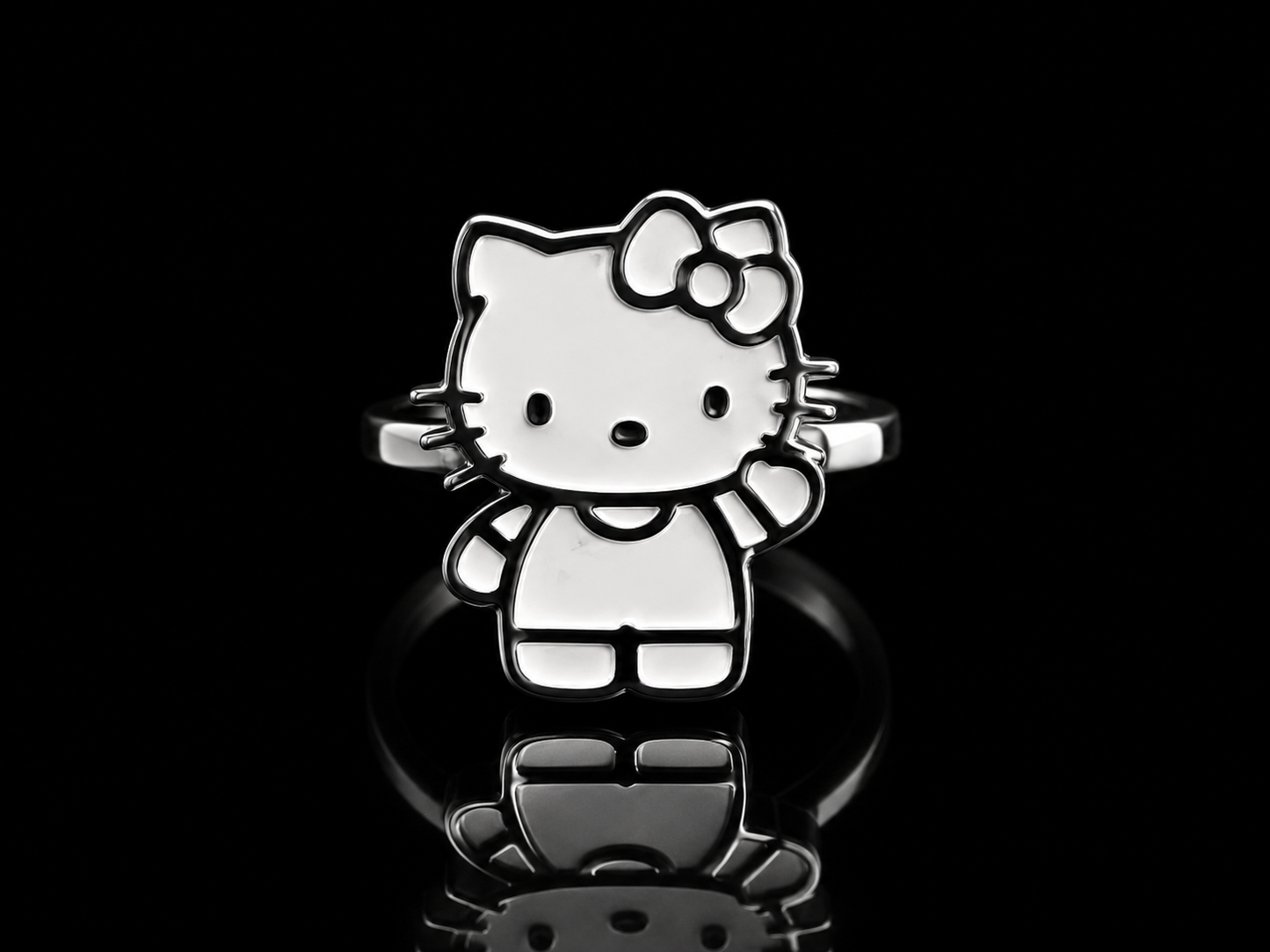 925 Silver Hello Kitty Body Ring