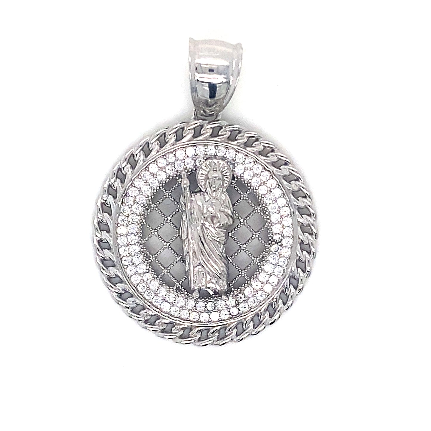 San Juda (St.John) Pendant In 925 Sterling Silver