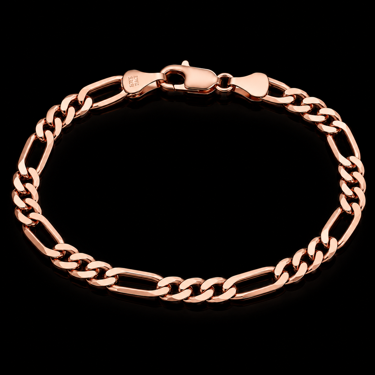925 Sterling Silver 20MM Figaro Chain & Bracelet