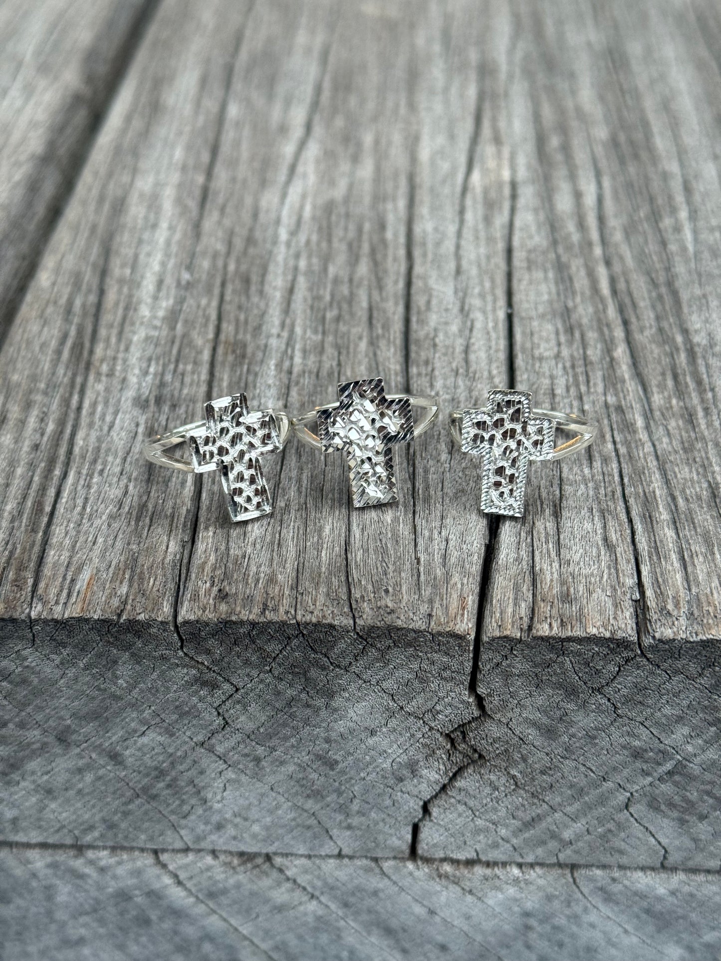 925 Silver Cross Ring