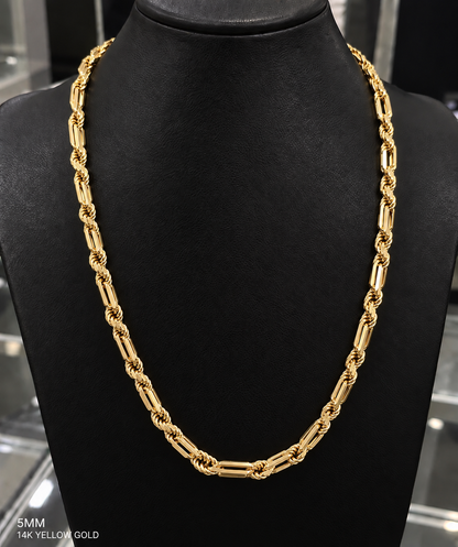5MM Figarope Milano Chain & Bracelet