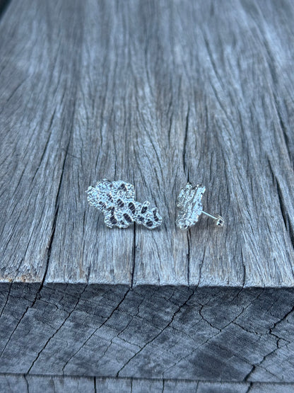 925 Silver Nugget Earrings