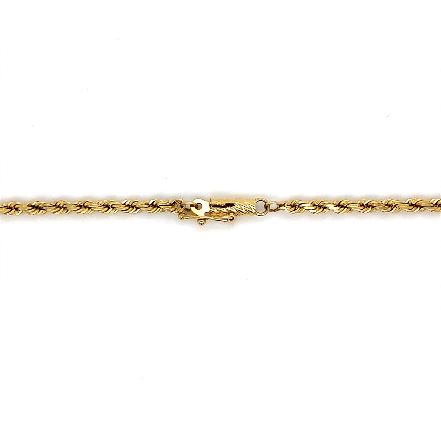 14K 18.5” 2.5MM Rope Chain