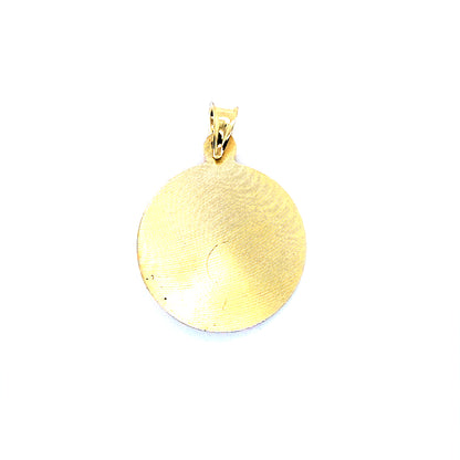 14K Multi-Color Virgin Mary Pendant