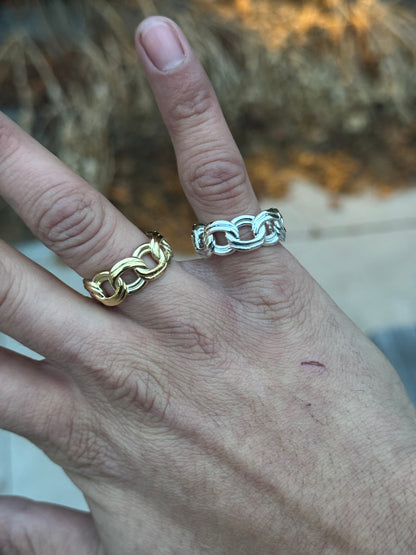 925 Silver Chino Band