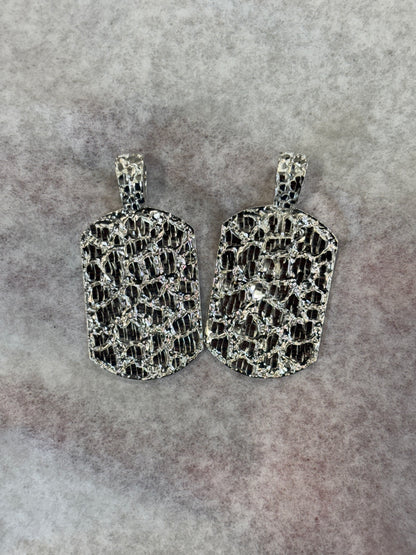 925 Silver Nugget Charm Pendant