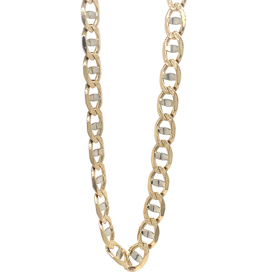 14K Yellow Gold 5MM 24” Gucci Chain Necklace