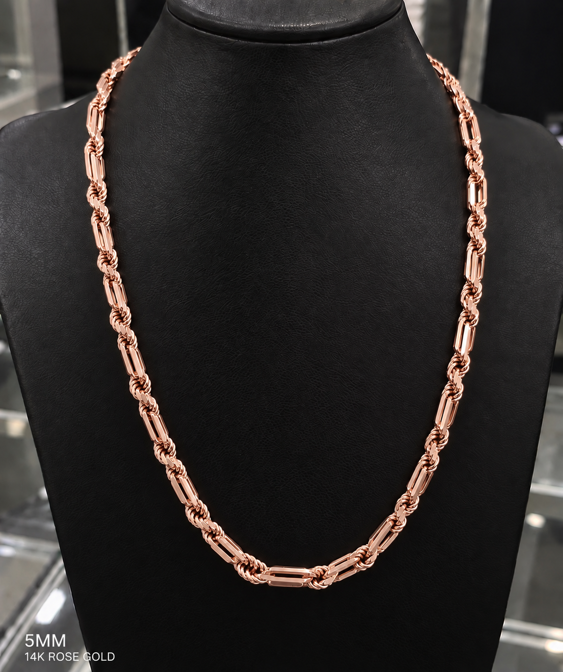 5MM Figarope Milano Chain & Bracelet