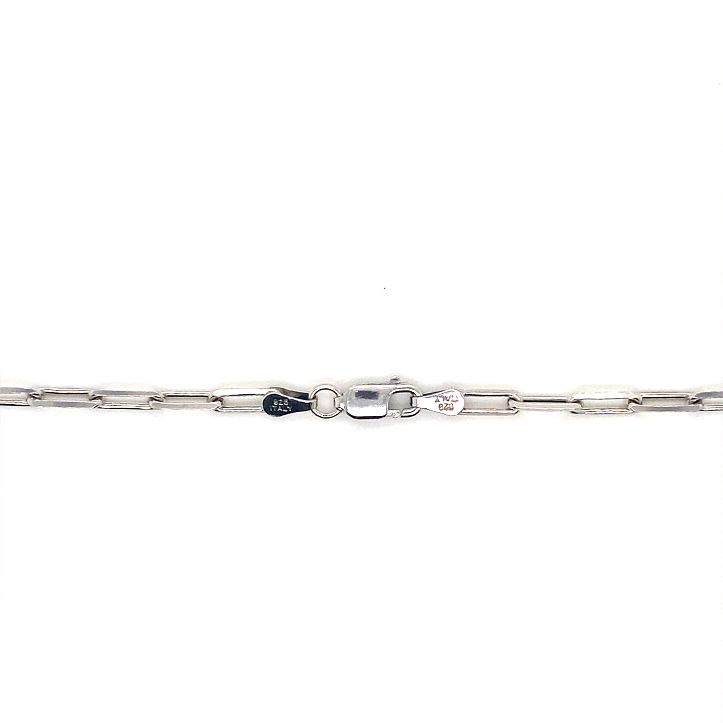 18” 3MM Paperclip Chain In 925 Sterling Silver