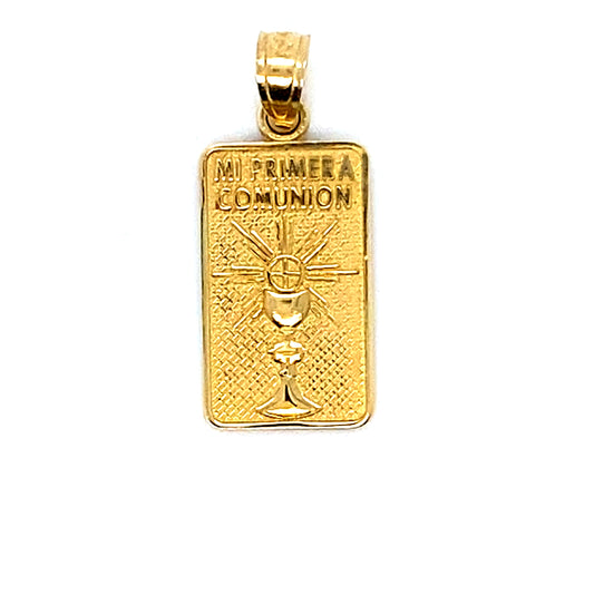 Mi Primera Comunion 14K Yellow Gold Pendant