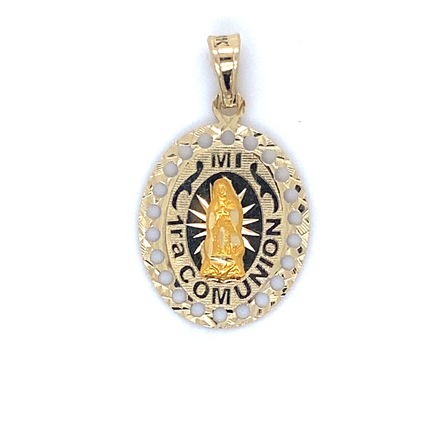 14K Yellow Gold Mi Communion / Communion Pendant
