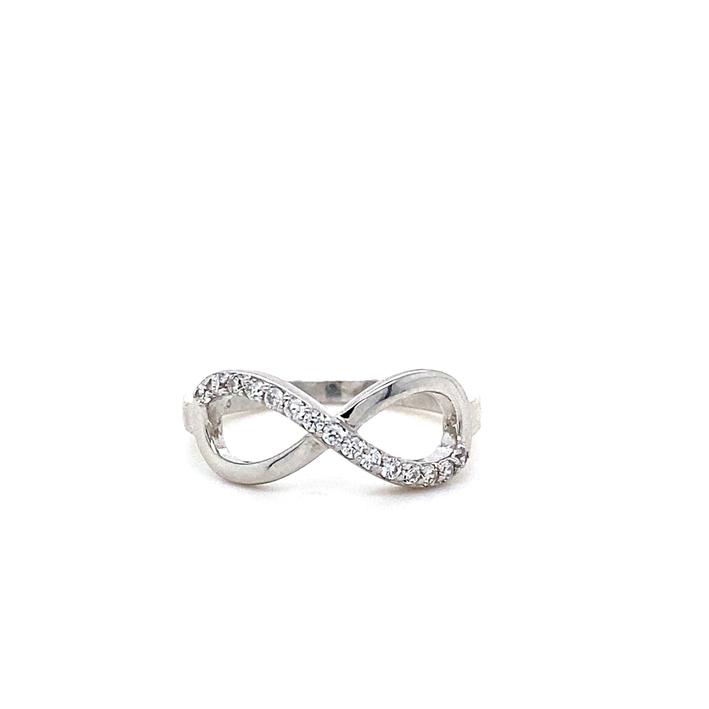 Infinity Ring In 925 Sterling Silver