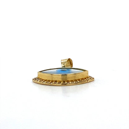 14K Yellow Gold Evil Eye