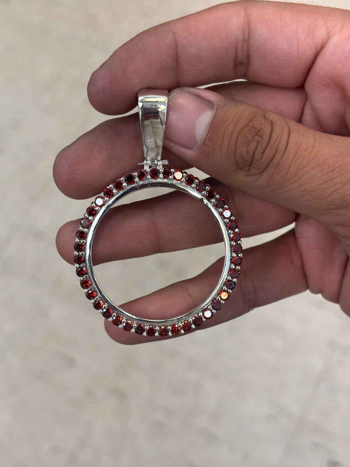Red Garnet 36MM Bezel