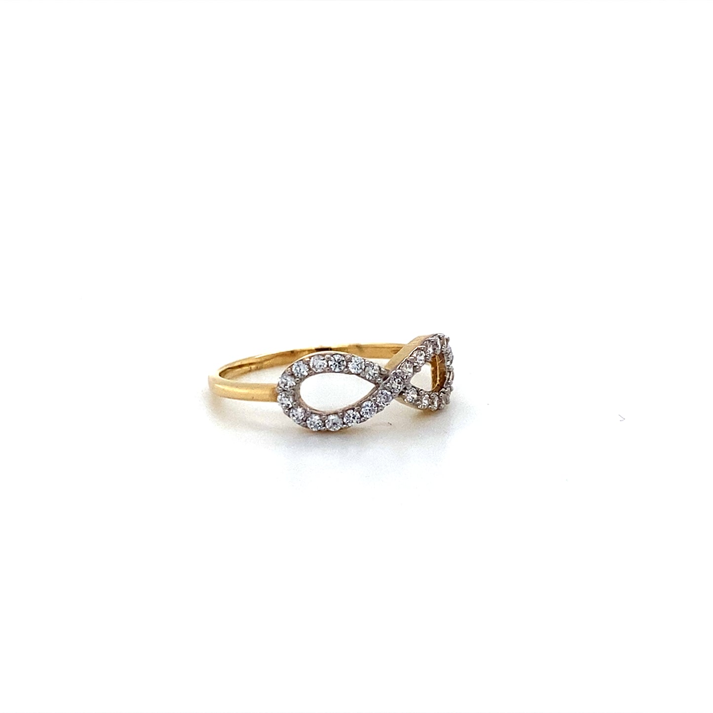 14K Yellow Gold Infinity Ring