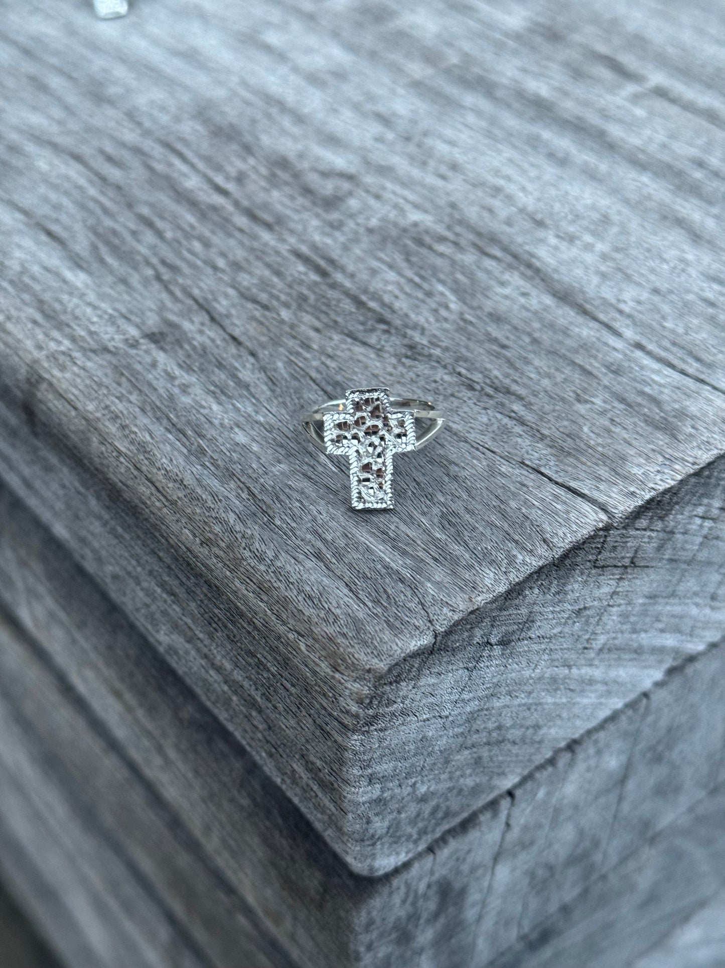 925 Silver Cross Ring