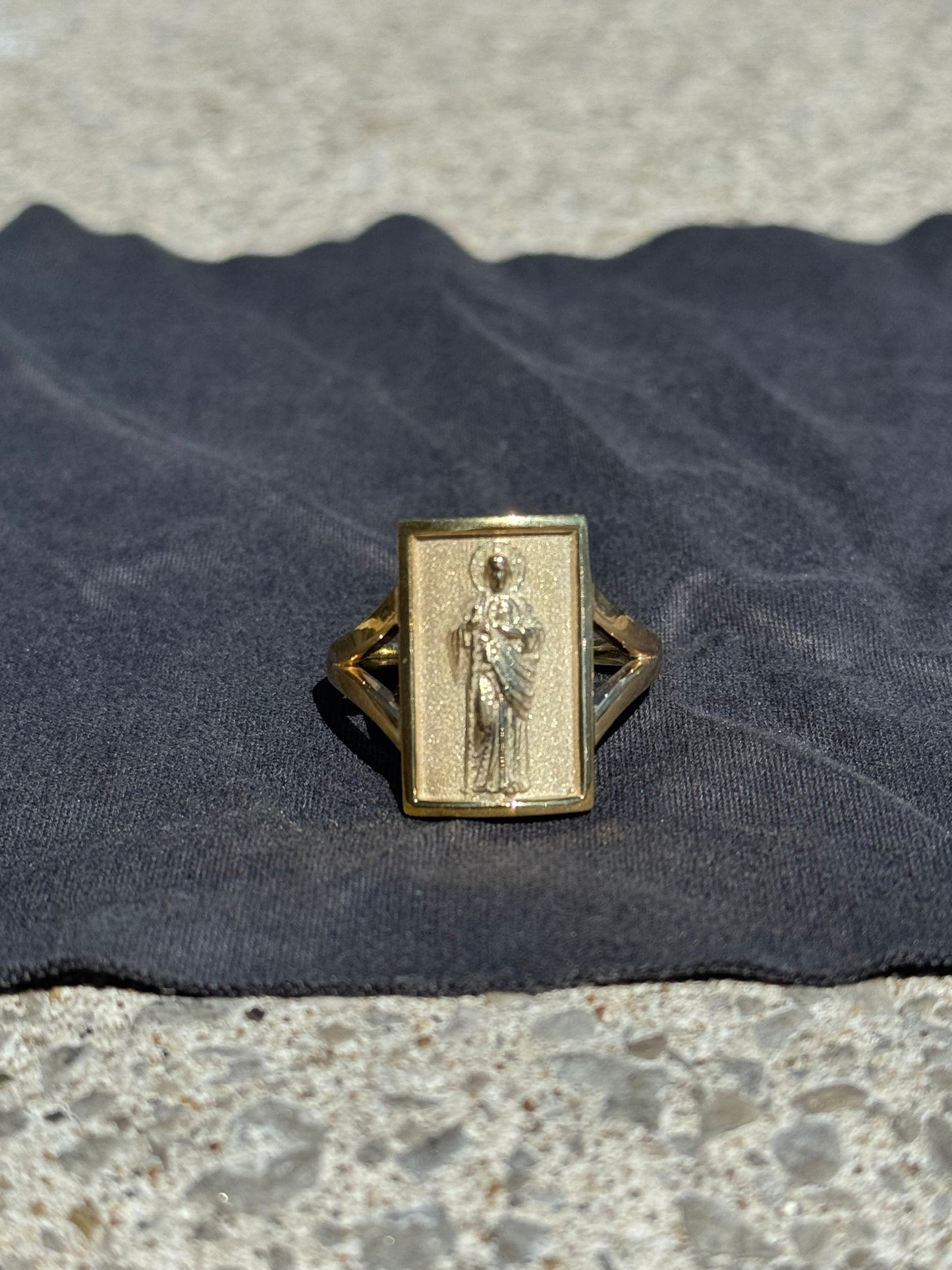 925 Silver San Judas Ring