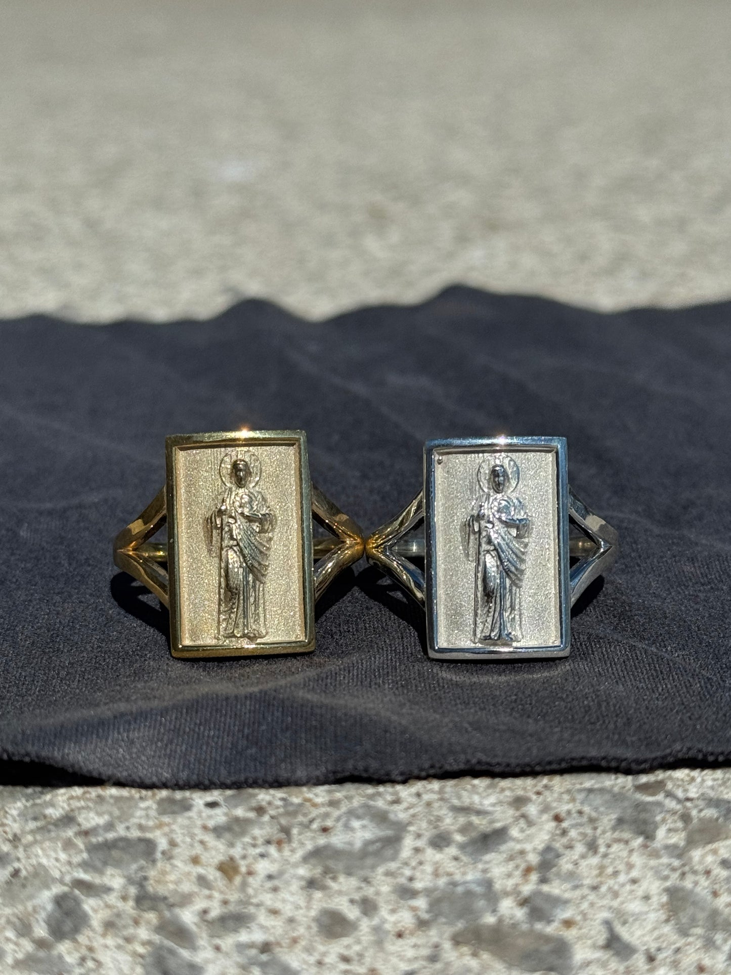 925 Silver San Judas Ring