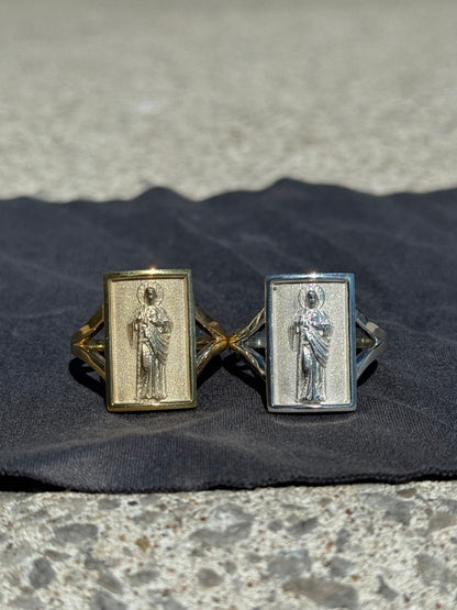 925 Silver San Judas Ring