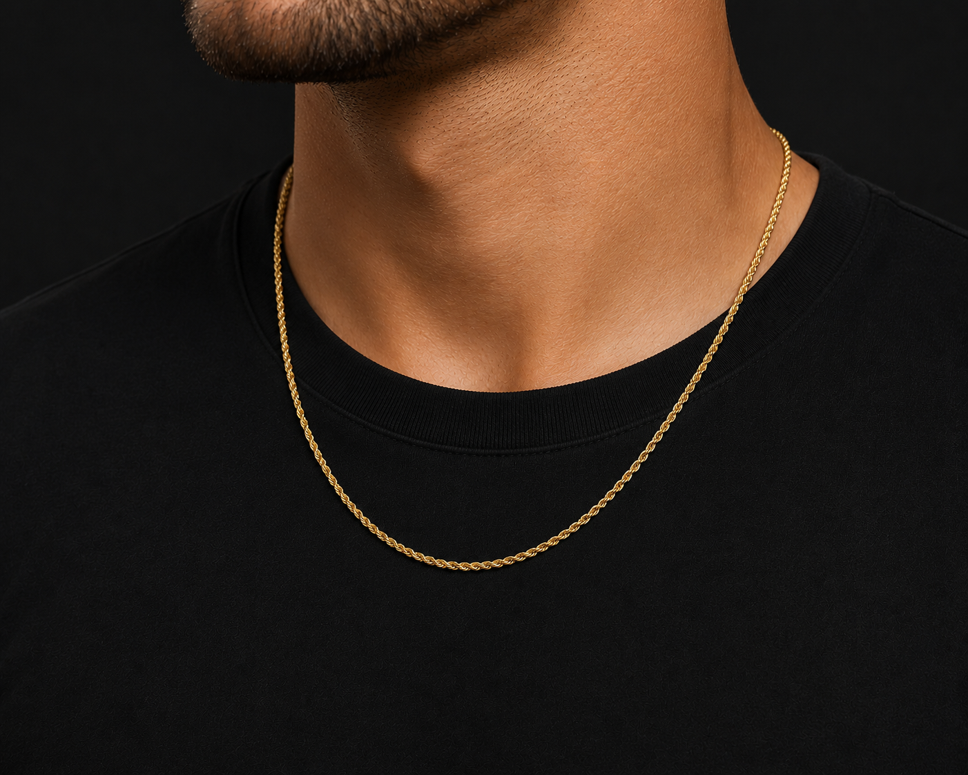 925 Sterling Silver 1MM Rope Chain