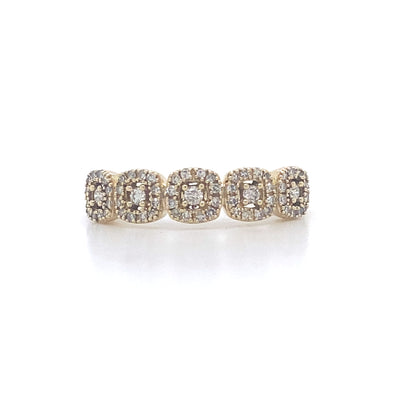 10K Yellow Gold Diamond Ring – .43 Ct Natural Stone