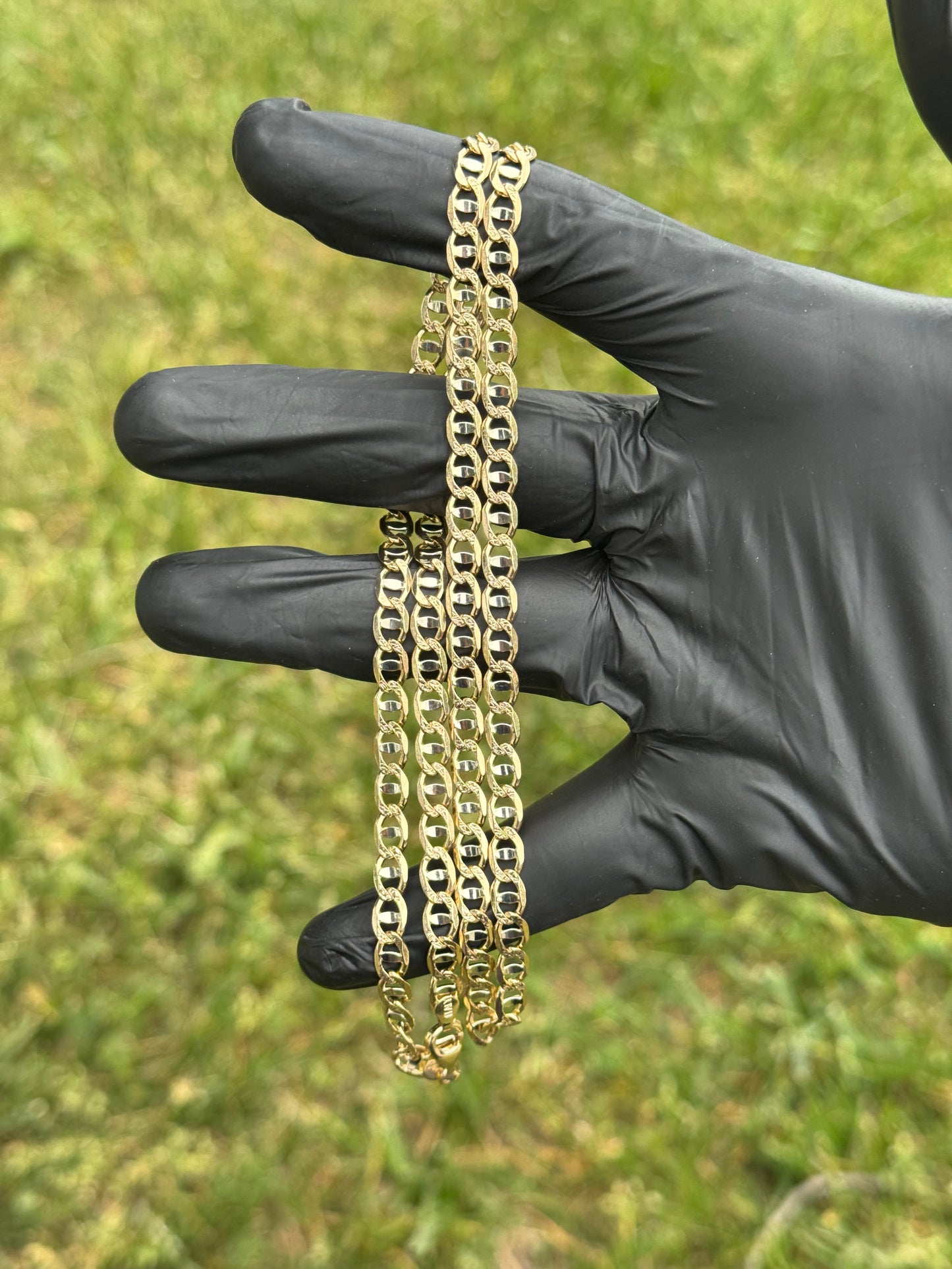 14K Yellow Gold 5MM 24” Mariner Chain Necklace