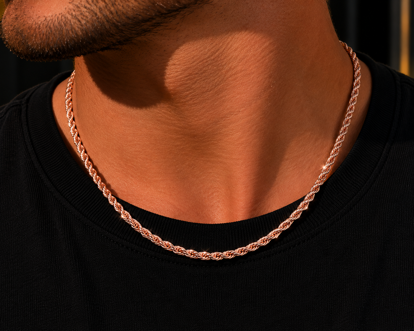925 Sterling Silver 2.5MM Rope Chain & Bracelet