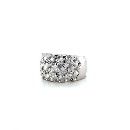 Net Rings In 925 Sterling Silver