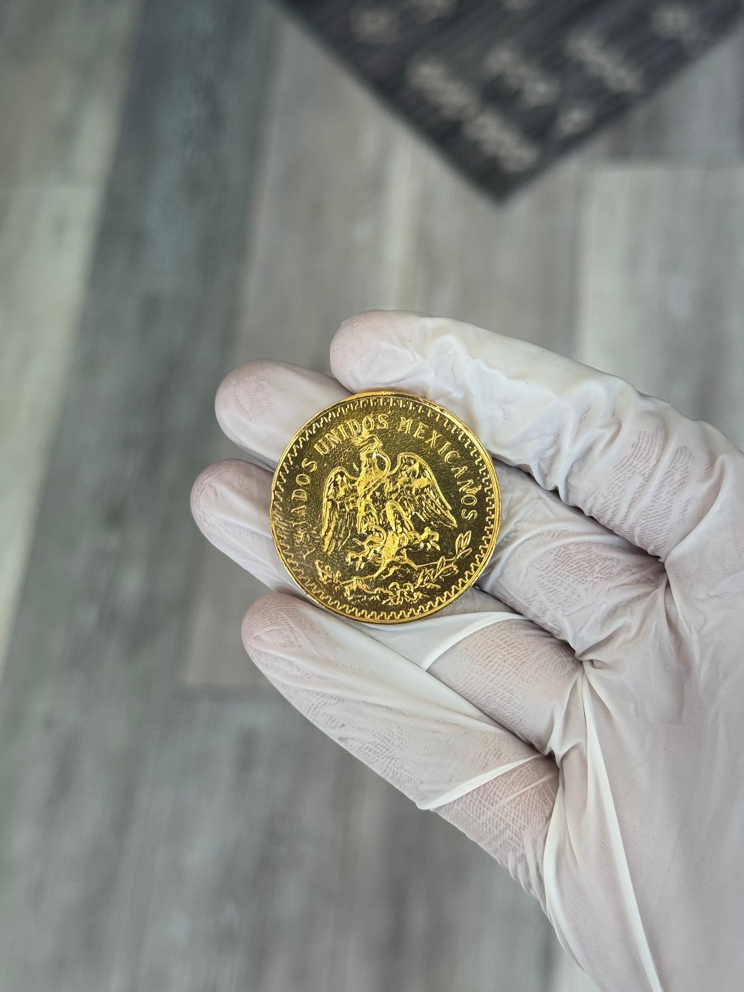 1923 Mexican 50 Pesos Sterling Silver Coin