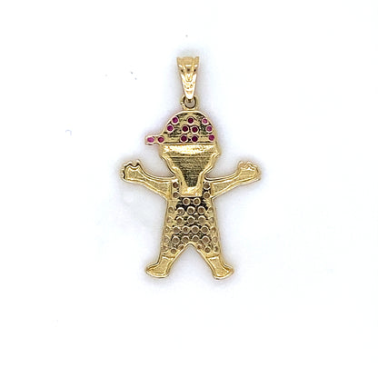14K Yellow Gold Little Boy’s Charm