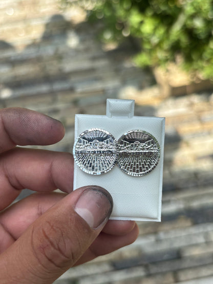 925 Silver Last Supper Earrings