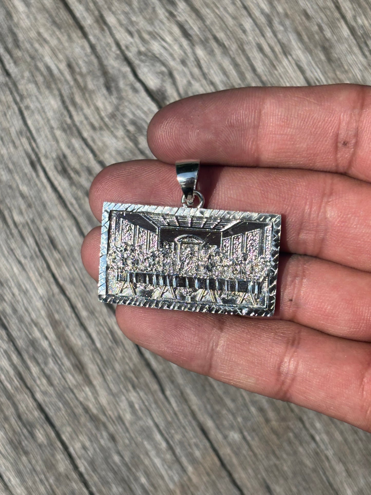 925 Silver Last Supper Pendant