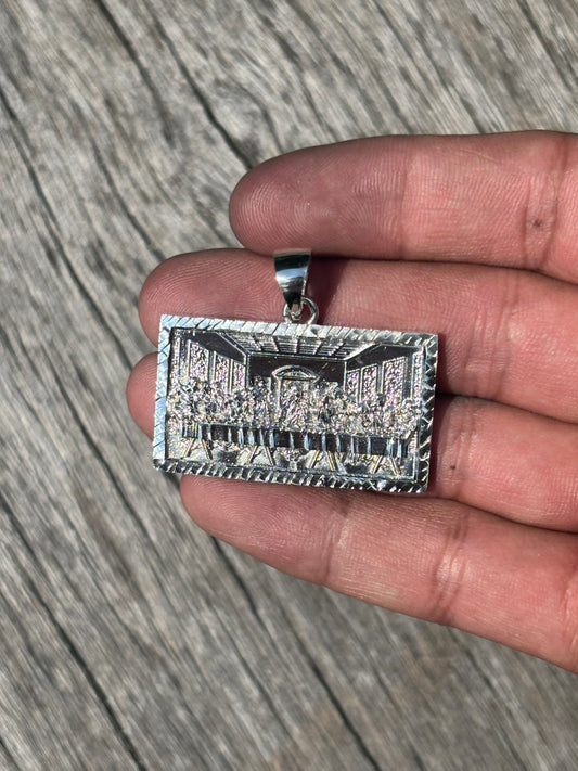 925 Silver Last Supper Pendant