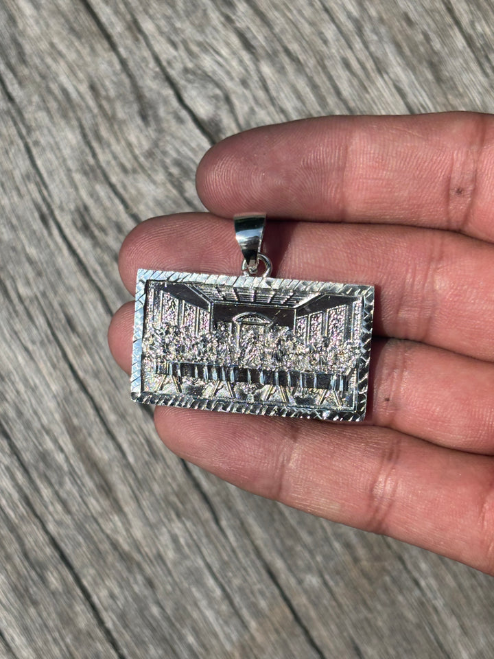 925 Silver Last Supper Pendant