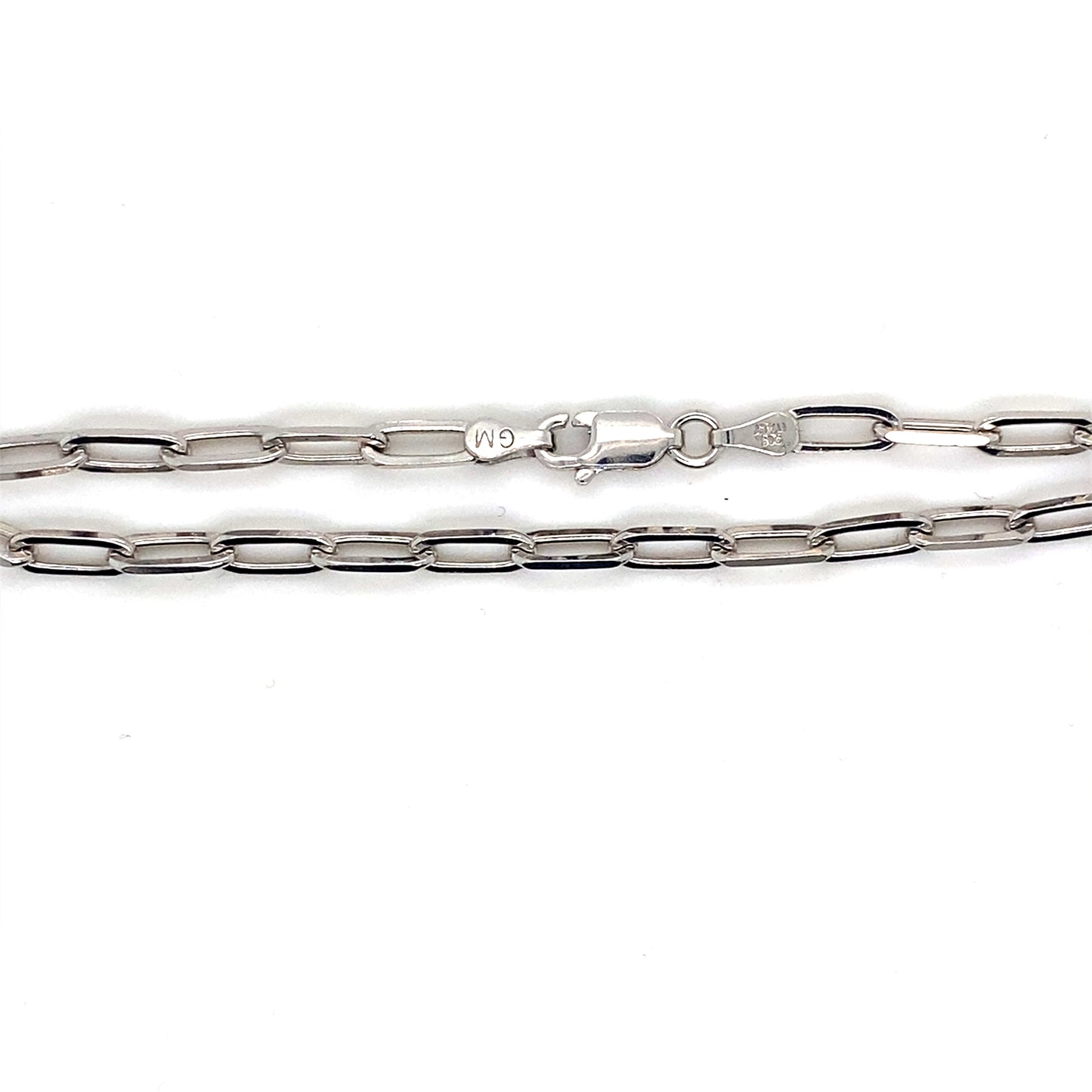 7.5” 3MM Box Link Bracelet In 925 Sterling Silver