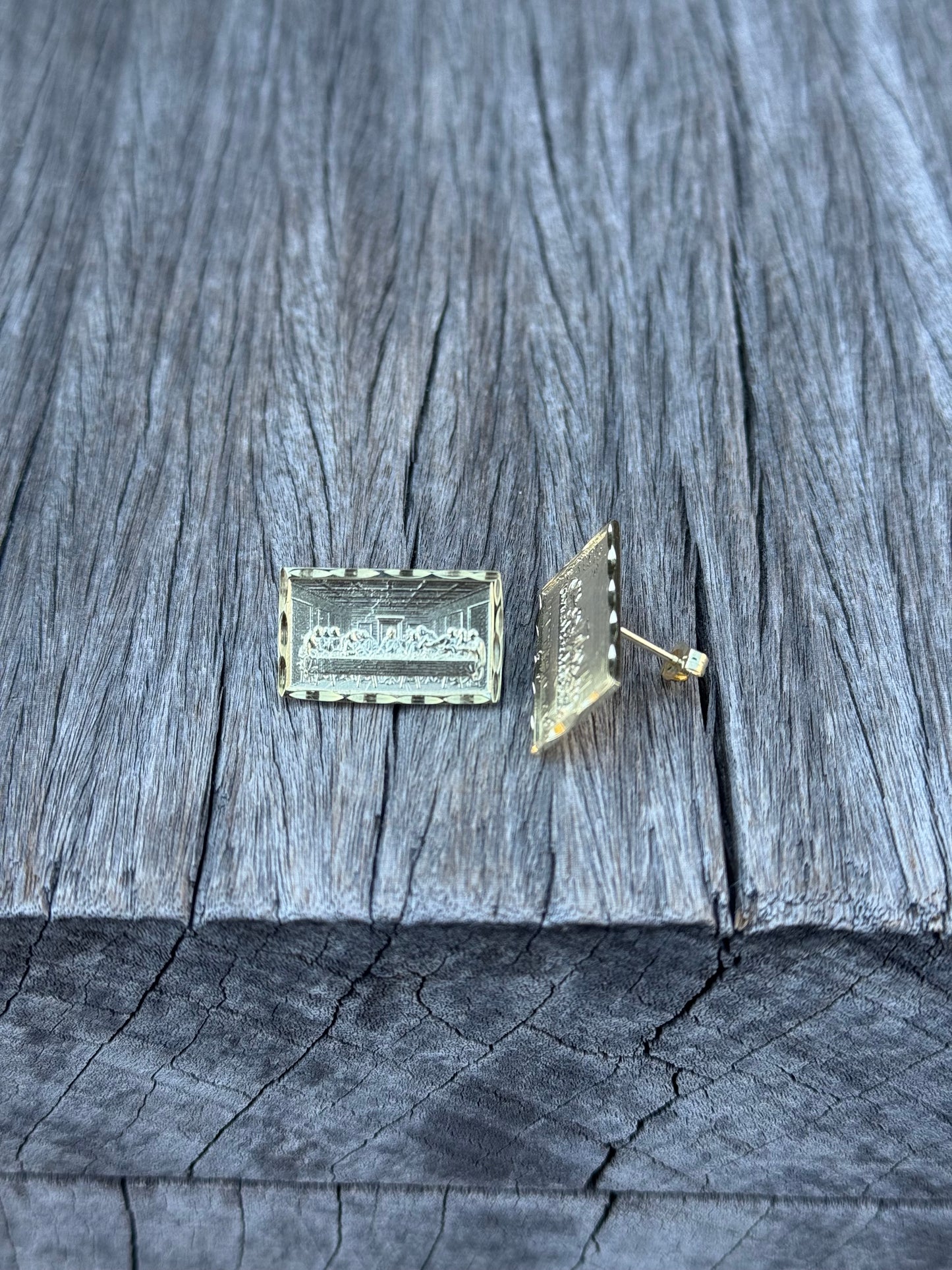 925 Silver Last Supper Earrings