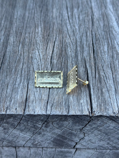 925 Silver Last Supper Earrings