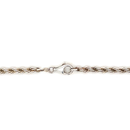 4MM 30.5” Rope Chain In 925 Sterling Silver Necklace